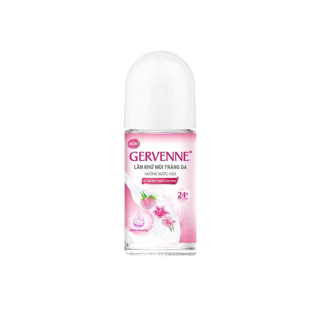 Lăn khử mùi trắng da Gervenne Pink Lily 50ml