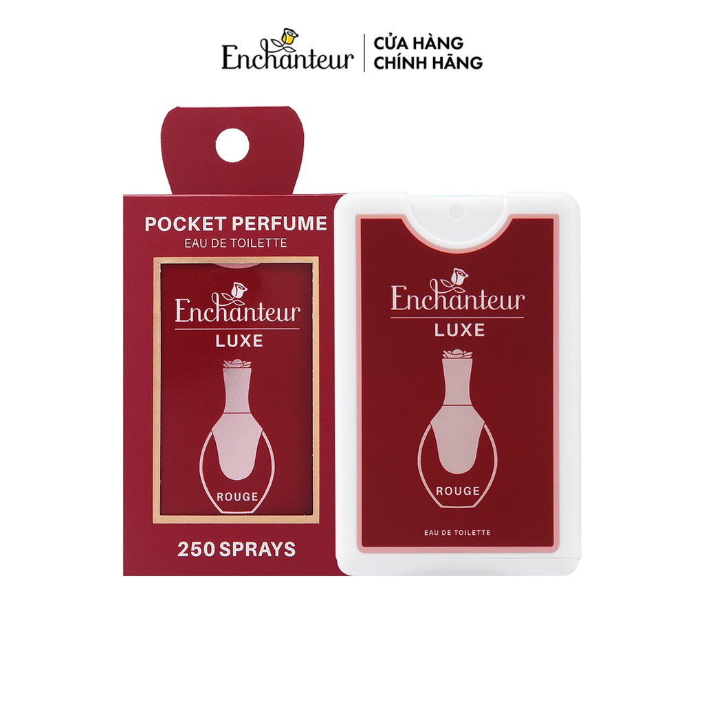 Nước hoa bỏ túi cao cấp EDT Enchanteur Luxe Rouge/D'or 18ml