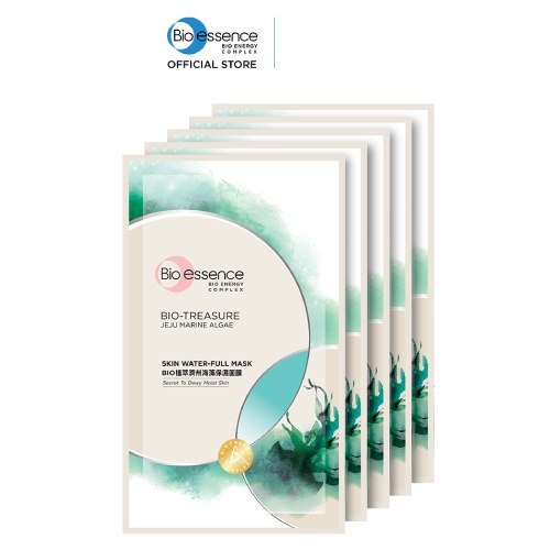 Combo 6 Mặt nạ tảo biển dưỡng da ẩm mượt Bio Jeju Marine Algae Bio-essence