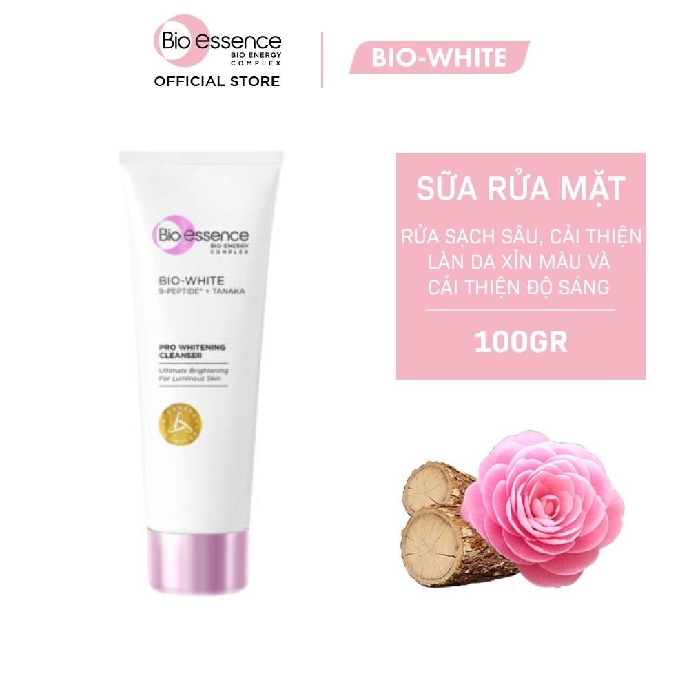 Combo Kem Chống Nắng Dưỡng Trắng Sáng Da Bio-White Pro SPF50+ PA+++ 40g và Sữa Rửa Mặt Dưỡng Trắng Sáng Da Bio-White Pro