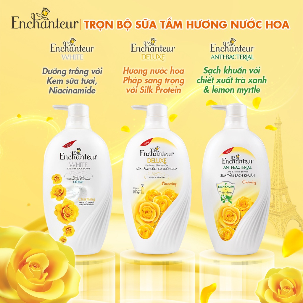 Sữa Tắm Nước Hoa Enchanteur Charming 900gr