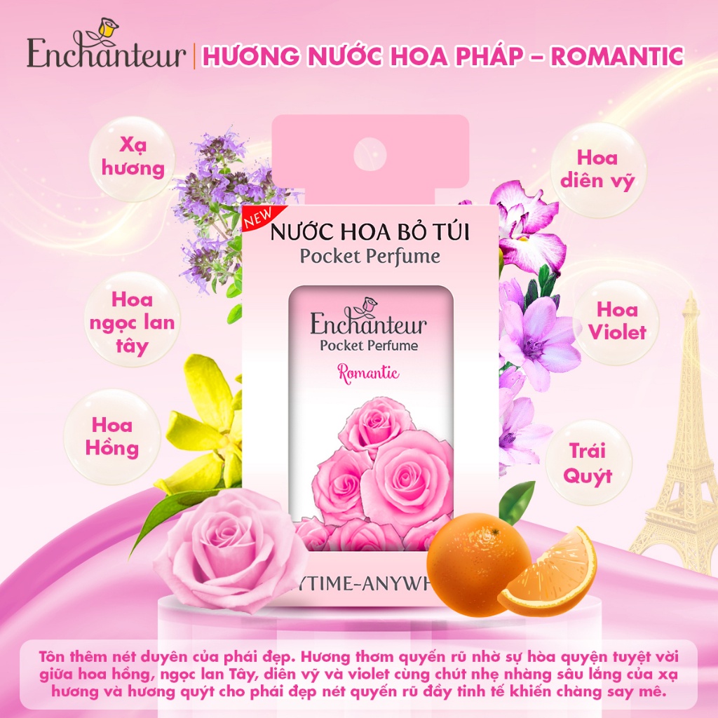 Nước hoa bỏ túi Enchanteur Romantic 18ml