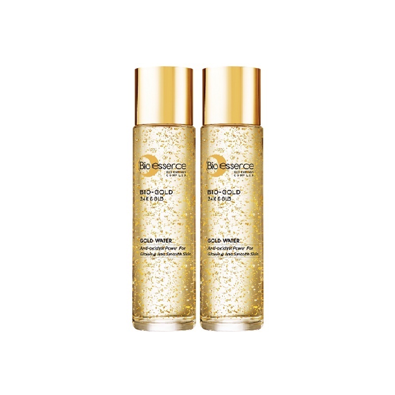 Combo 2 Nước dưỡng ngăn ngừa lão hóa vàng 24k Bio-Gold Bio-Essence 150ml/chai