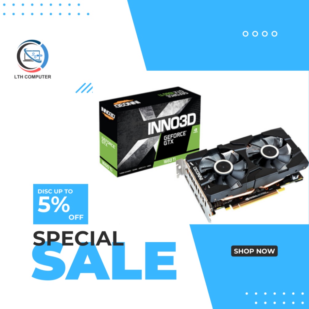 VGA 1660TI INO3D Like New