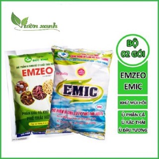 Chế phẩm ủ phân chuồng, phân hữu cơ, ủ cá, phân hủy nhanh gốc rạ, ủ lá cây Tribi 200gr, Emzeo 200gr, Emic 200gr