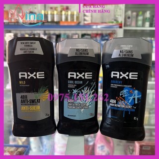 Chính hãng lăn sáp khử mùi cho nam axe anarchy, wild, cool cream 85gr - mỹ
