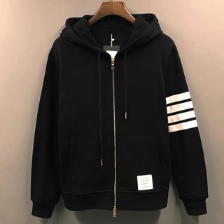 Áo khoác nỉ thom siêu hot hit nam nữ thom browne theu logo tui phoi 4 soc hot trend