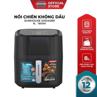 [Chính hãng] NỒI CHIÊN KHÔNG DẦU 9L SUNHOUSE SHD4089