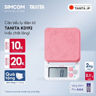 Cân tiểu ly điện tử nhà bếp Tanita KD192 2kg, 0.1g chính hãng nhật bản, làm bánh, hỗ trợ giảm cân