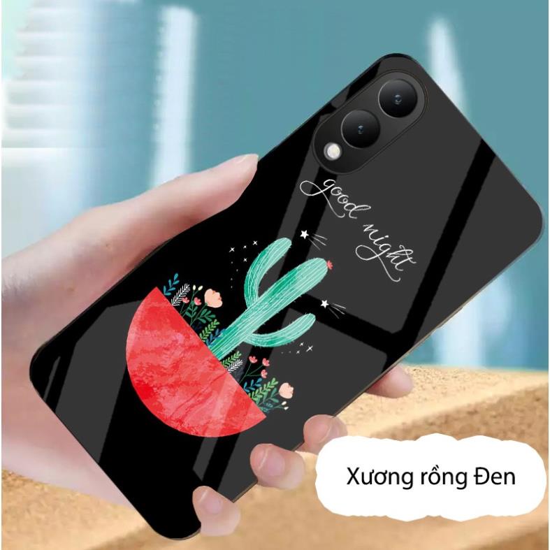 Ốp lưng tráng gương VIVO Y17S in hình họa tiết hoạt hình nhiều mẫu dễ thương, đẹp mới