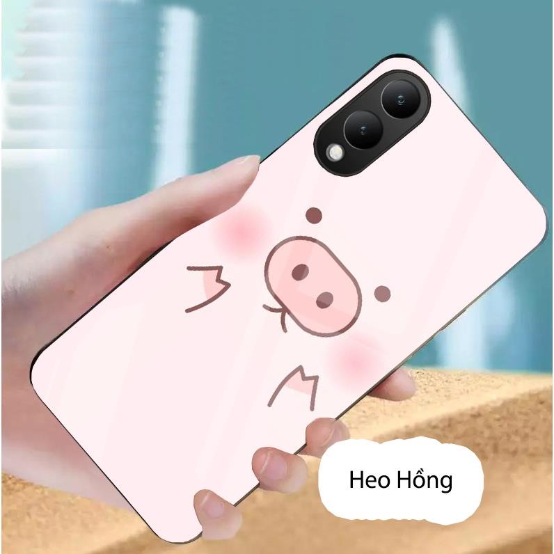 Ốp lưng tráng gương VIVO Y17S in hình họa tiết hoạt hình nhiều mẫu dễ thương, đẹp mới