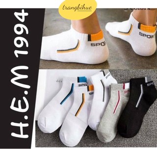 Tất nam cổ ngắn sport