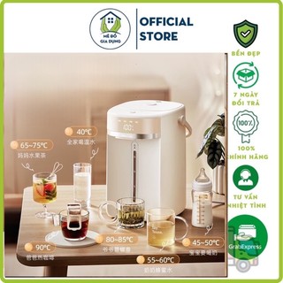 Bình thuỷ điện đun sôi giữ nhiệt tự động bear zdh-h50v3 mẫu mới - hàng chính hãng bh 12 tháng
