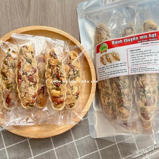 250gram bánh thuyền mix hạt dinh dưỡng ít ngọt . .