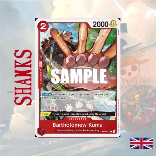 [Thẻ bài One Piece TCG] Bartholomew Kuma - OP05-011 - Common