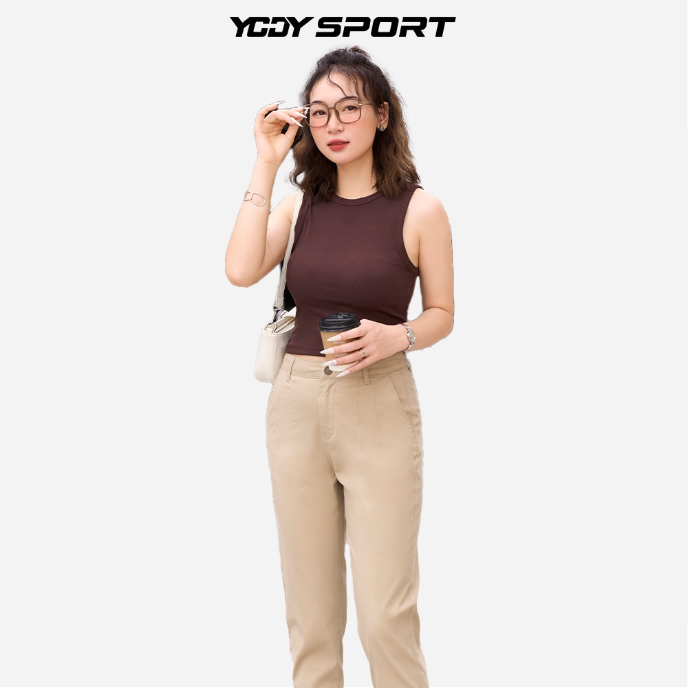 Áo 3 Lỗ Crop Top Nữ YODY SPORT Mền Mại Đứng Form Tôn Dáng BLN6030