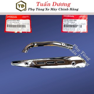 Ốp Chống Nóng Thân Pô + Cổ Pô Dream Việt [ Chính Hãng ] - Ốp Chống Nóng Thân Ống Xả, Cổ Ống Xả Lắp Cho Dream Việt, Super