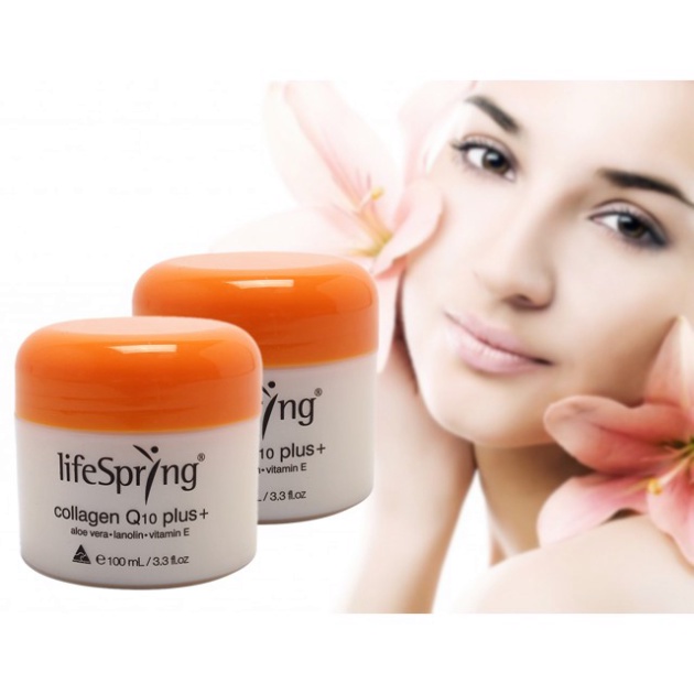 Kem nhau thai cừu LifeSpring Collagen Q10 Plus Giúp Mờ Thâm Nám 100ml của Úc Chợ Việt Úc