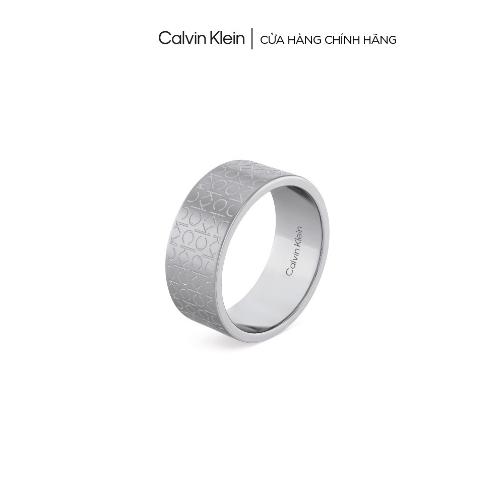 Nhẫn Calvin Klein Nam màu Bạc SS23 - CK ICONIC FOR HIM CK 35000437