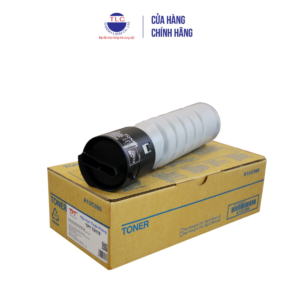 Hộp mực TPT Thuận Phong TN118 dùng cho máy photocopy Konica Minolta bizhub 164/ 184/ 195/ 206/ 226/ 