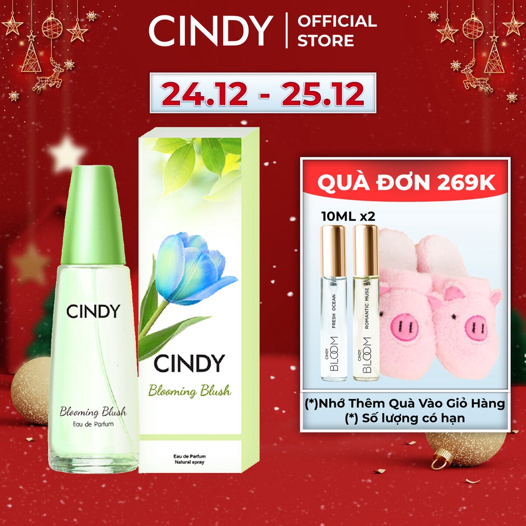 Nước hoa nữ Cindy Blooming Blush hương dịu dàng 50ml