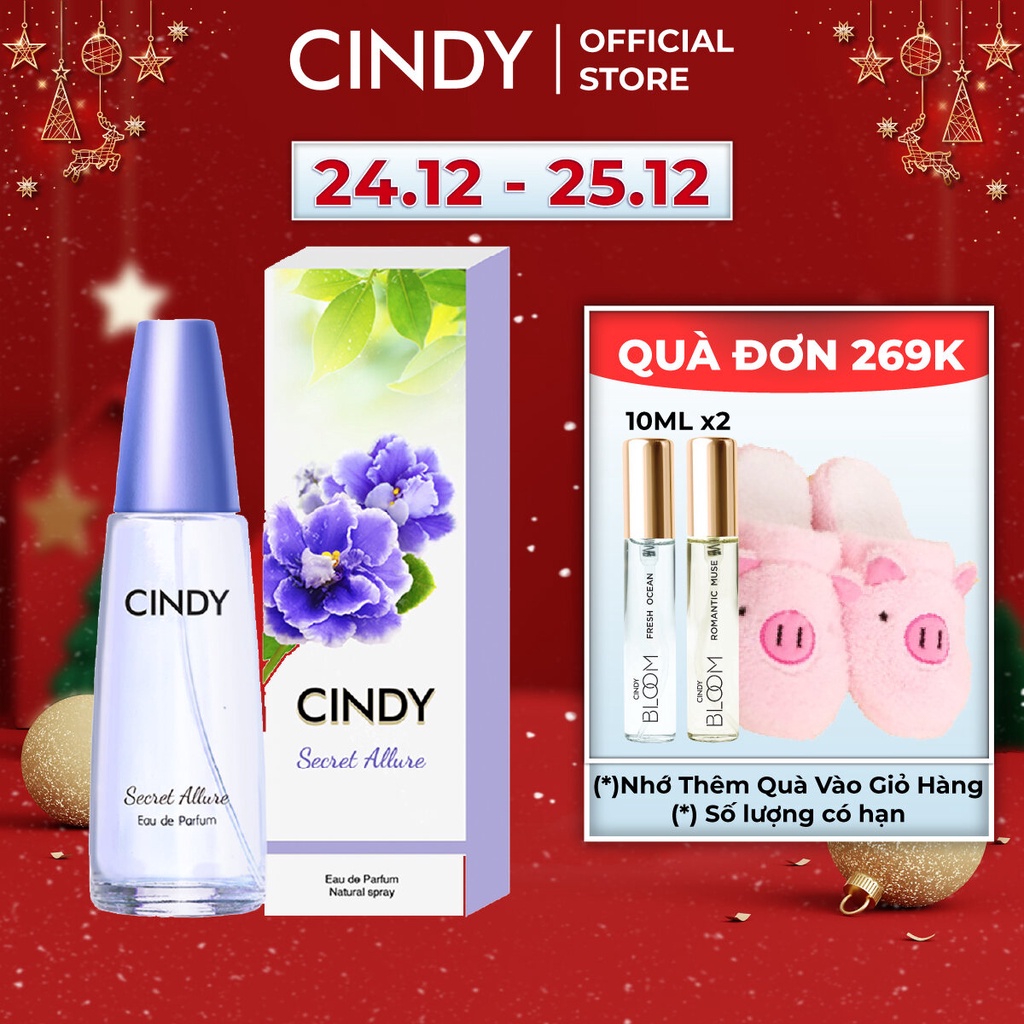 Nước hoa nữ Cindy Secret Allure hương lôi cuốn 50ml