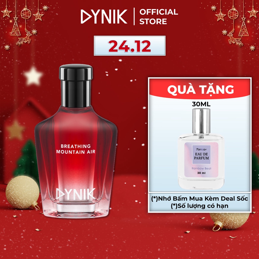 Nước Hoa Nam Cao Cấp DYNIK Breathing Mountain Air - Xạ Hương Trầm Ấm 50ml