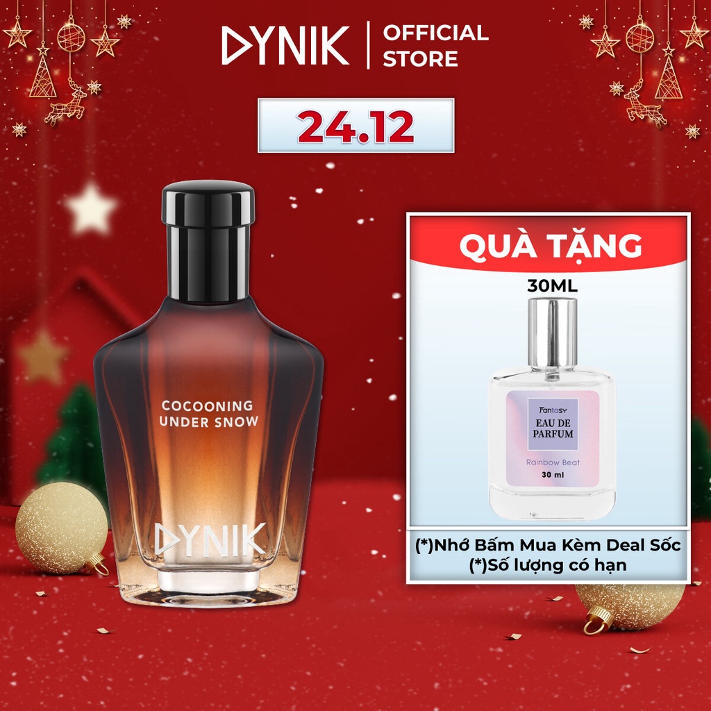 Nước Hoa Nam DYNIK Cao Cấp hương Gỗ Tinh Tế - Cocooning Under Snow 50ml