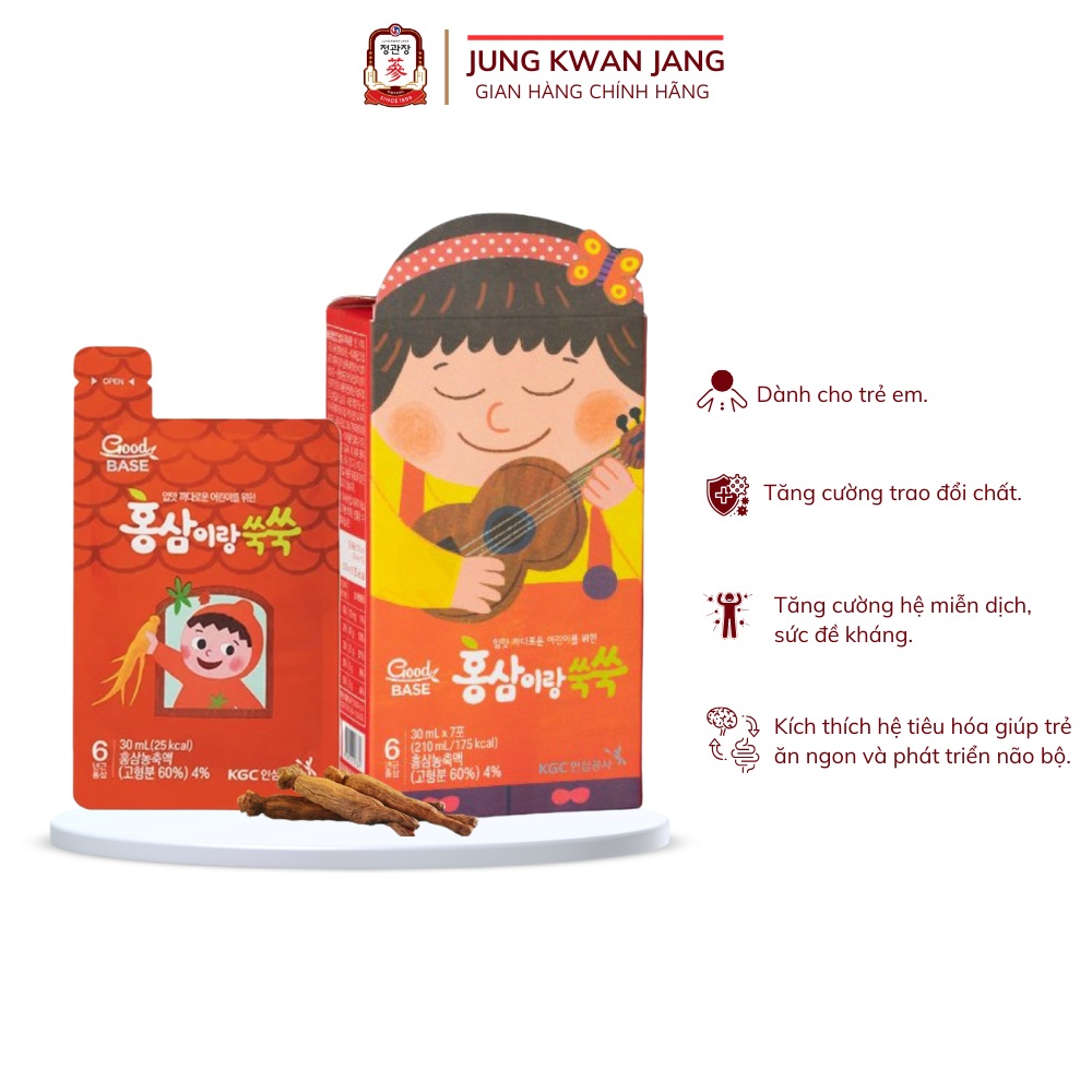 Nước hồng sâm Goodbase dành cho trẻ em KGC Cheong Kwan Jang (30ml x 7 gói)