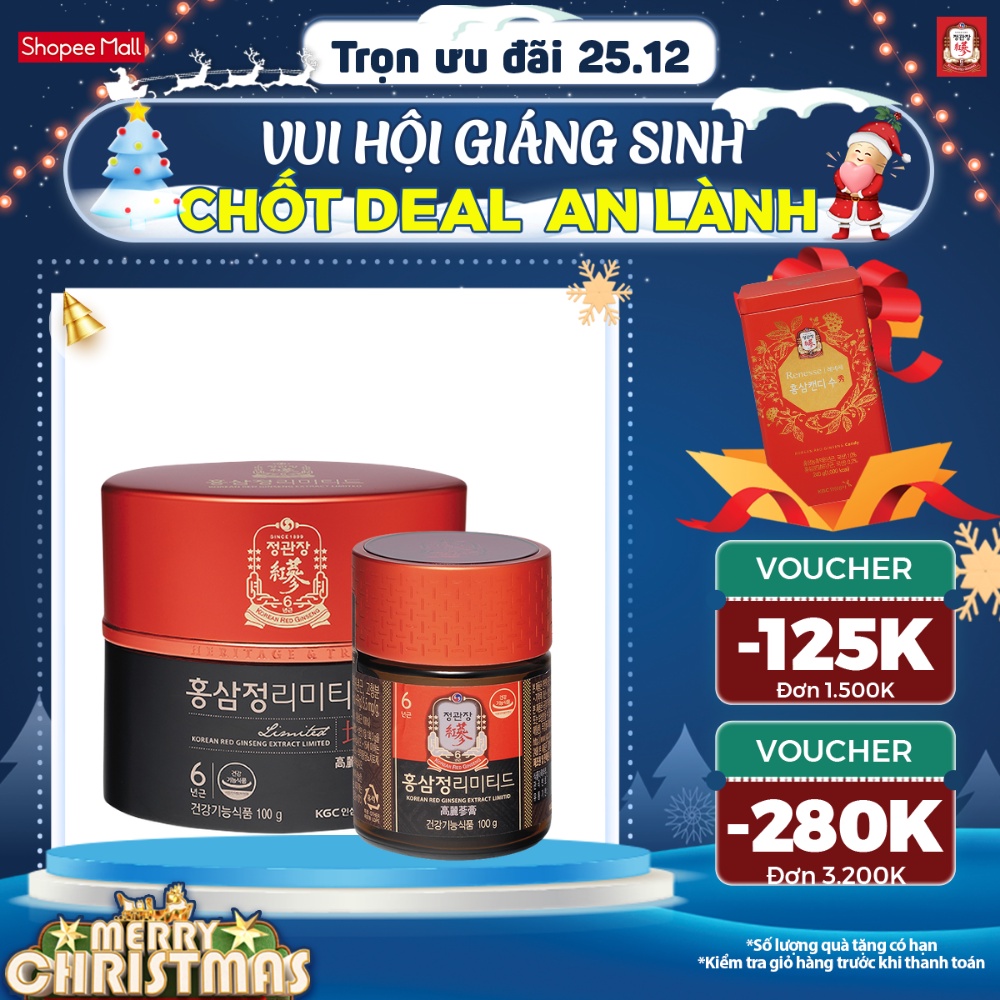 Tinh chất Địa Sâm Thượng Hạng KGC Cheong Kwan Jang Extract Limited (Hộp 100g)