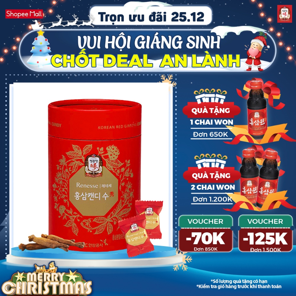 Kẹo Hồng Sâm Hàn Quốc KGC Cheong Kwan Jang 120G