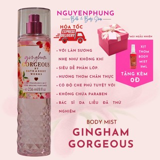 Mist Xịt Toàn Thân Gingham Gorgeous 236ml - Bath and Body Works từ Canada