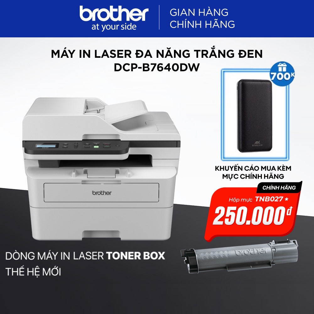 Máy in laser đa năng trắng đen DCP-B7640DW