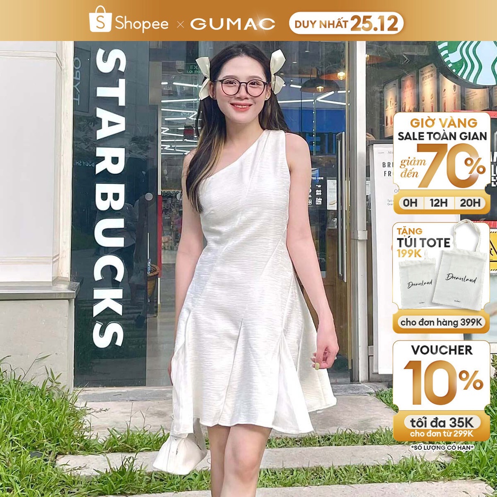 Đầm nữ lệch vai sang chảnh YA20