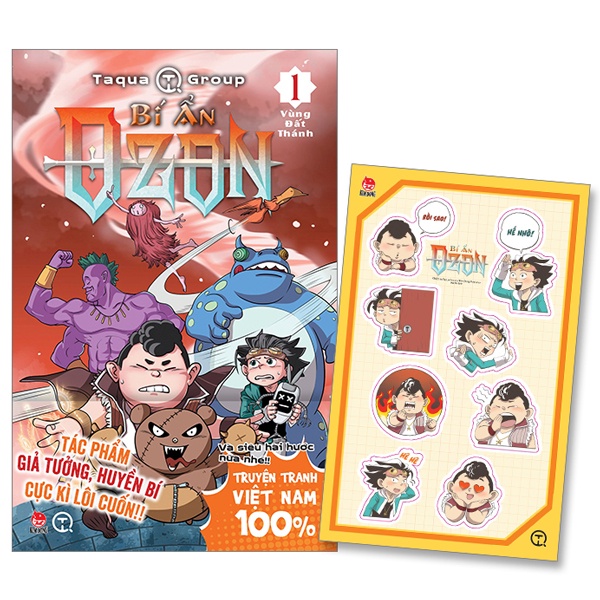 Sách - Bí Ẩn Ozon - Tập 1: Vùng Đất Thánh - Tặng Kèm Obi + Bảng Sticker