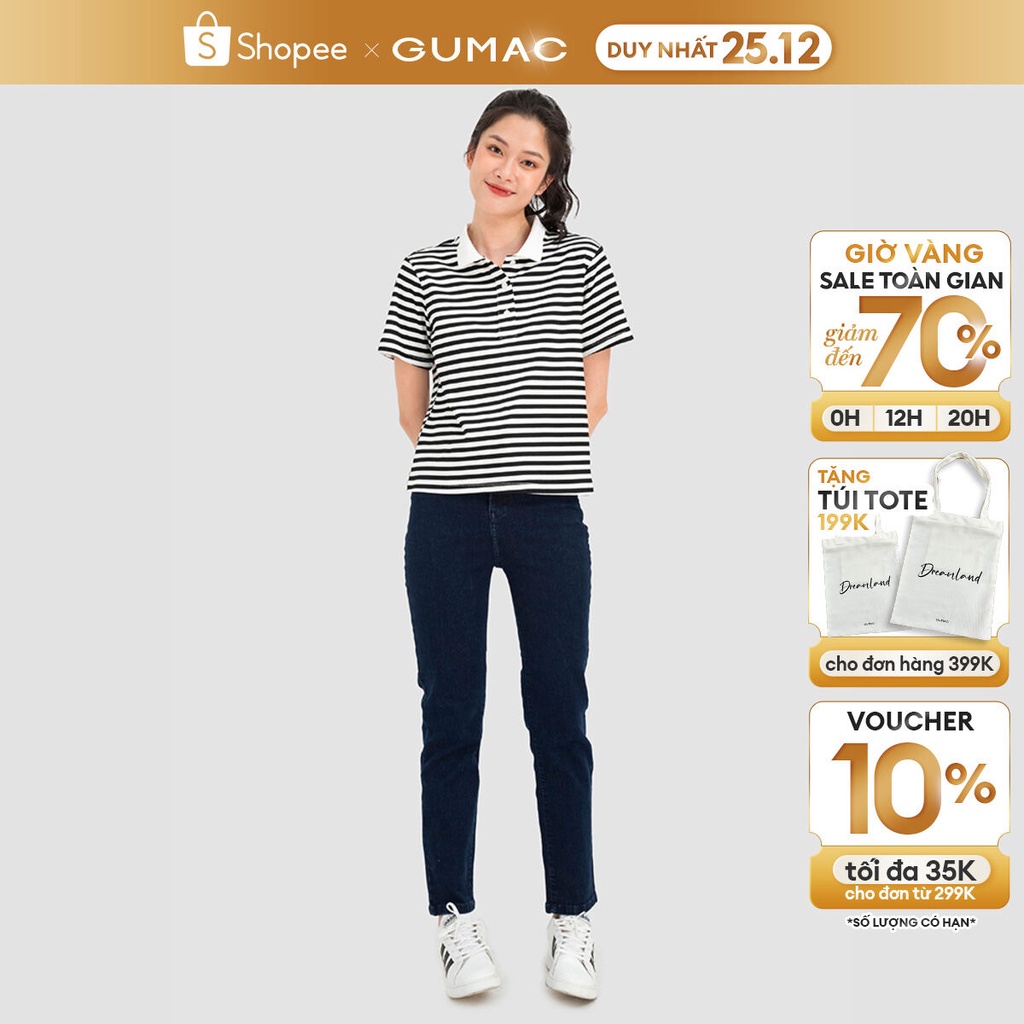 Quần jeans skinny thời trang GUMAC QJC08091