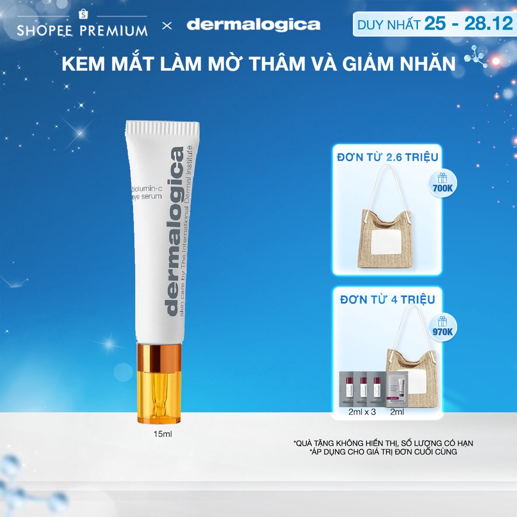 Tinh chất làm sáng vùng da mắt Dermalogica Biolumin-C Eye Serum 15ml