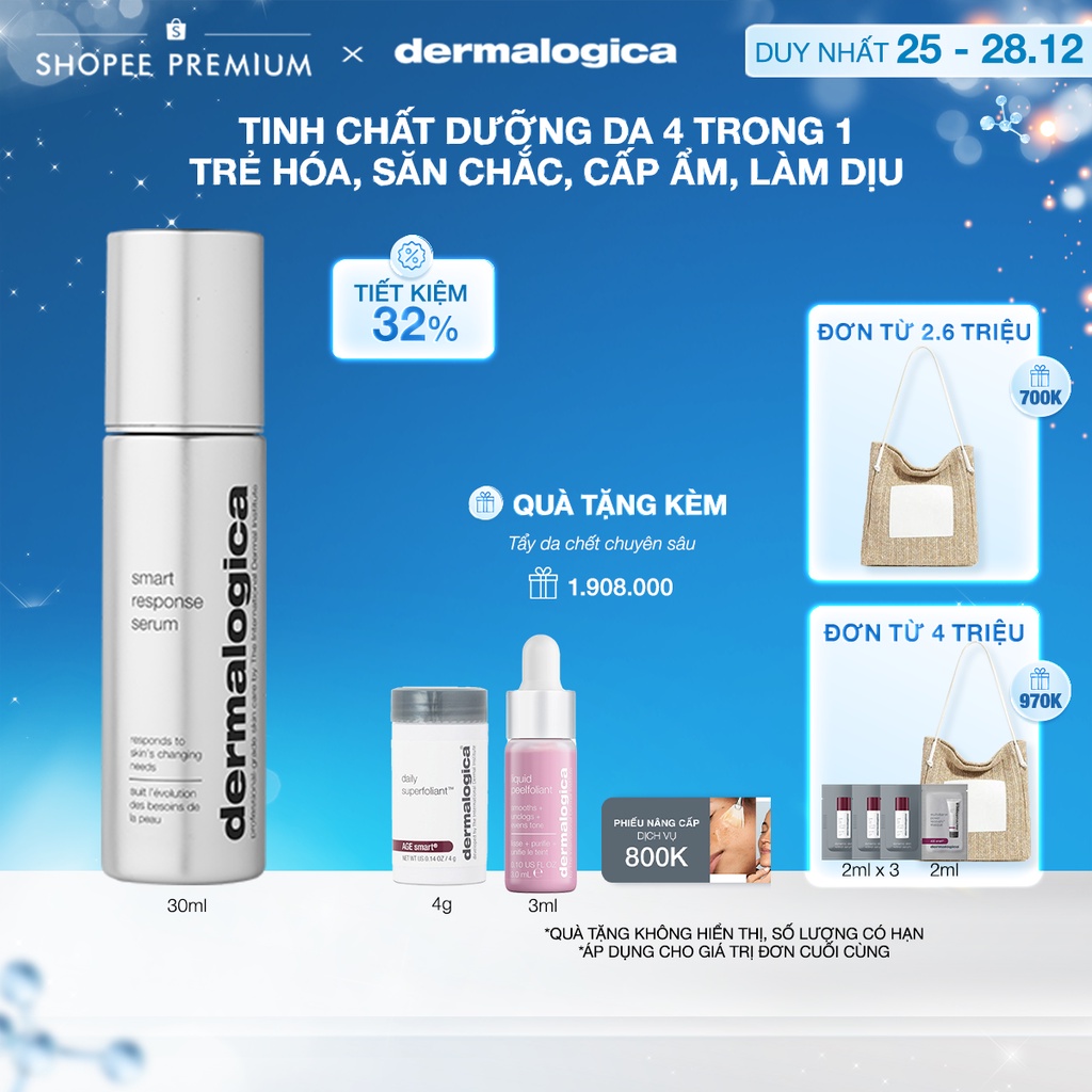 Tinh chất dưỡng da Dermalogica Smart Response Serum 4 trong 1 30ml