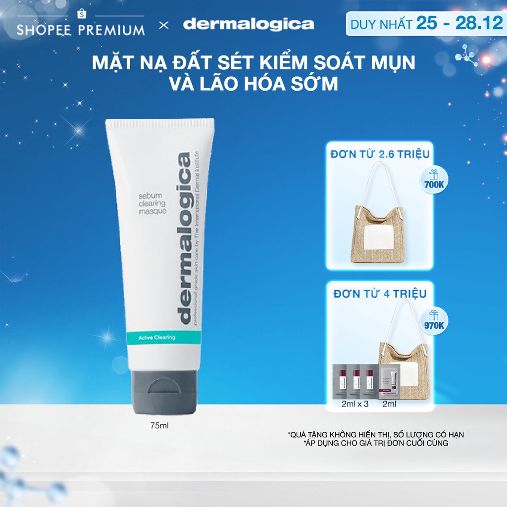 Mặt nạ Dermalogica Sebum Clearing Masque cho da dầu mụn 75ml