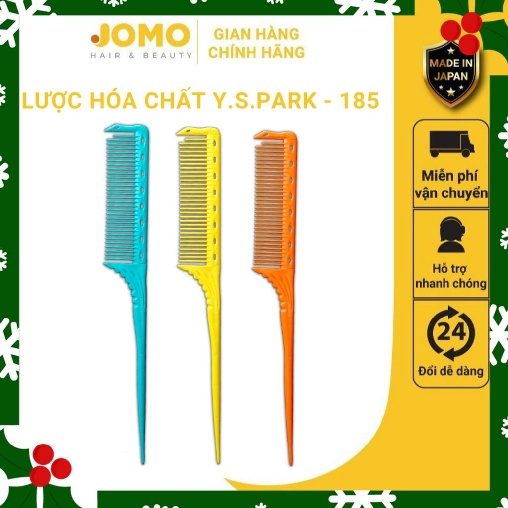 Lược chải hóa chất chuyên dụng YS-185 YS PARK chịu nhiệt chính hãng Nhật Bản - JOMO HAIR & BEAUTY