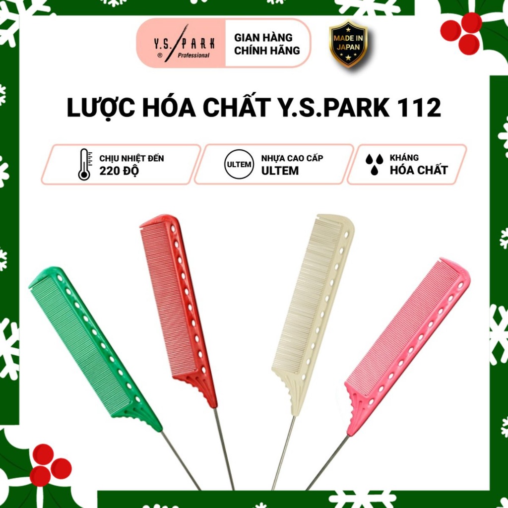 Lược chải màu nhuộm và uốn chuyên dụng YS PARK chịu nhiệt chính hãng Nhật Bản YS-112