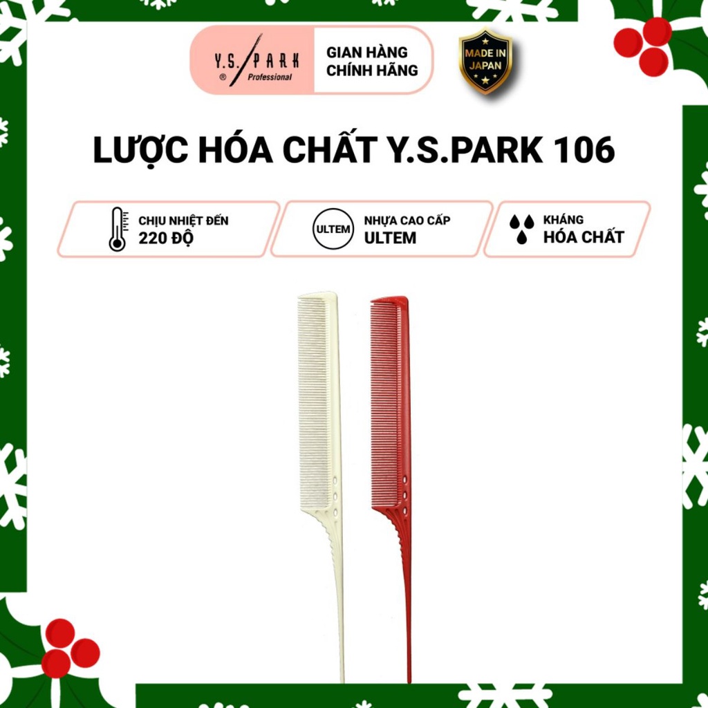 Lược uốn nhuộm chuyên dụng YS PARK YS-106 chịu nhiệt chính hãng Nhật Bản
