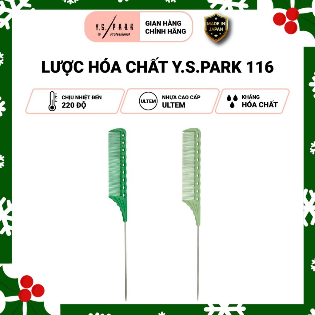 Lược chải màu và uốn YS116 chuyên dụng YS PARK chịu nhiệt chính hãng