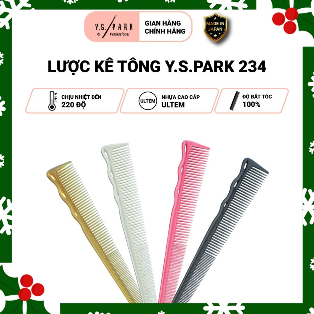 Lược cắt tóc nam chuyên nghiệp YS PARK professinal chịu nhiệt cao cấp YS-234 hàng chính hãng