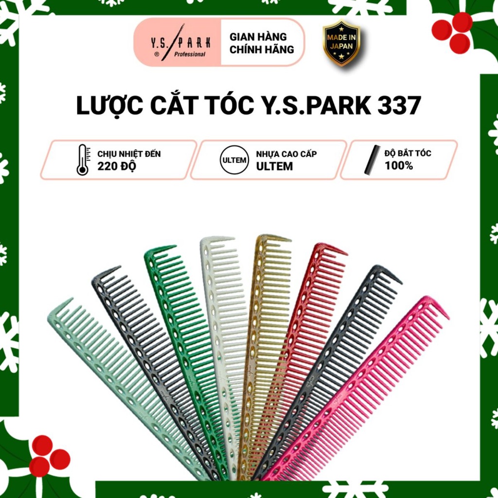 Lược cắt tỉa tóc nữ Nhật Bản YS PARK professional răng tròn YS-337 hàng chính hãng