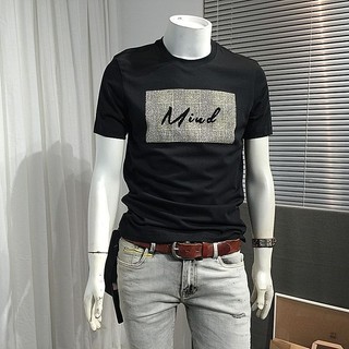 Hàng có sẵnMới Áo Thun cotton Tay Ngắn Dáng Ôm Thời Trang Mùa Hè Cho Nam