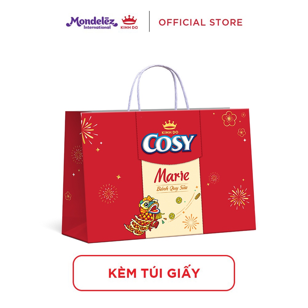 Bánh quy Cosy Marie Tết, hộp quà Tết 528g