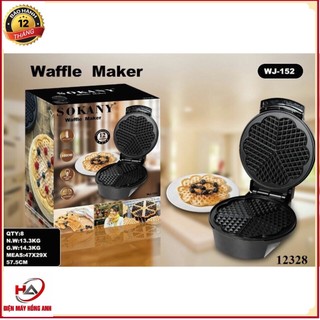 Máy làm bánh kẹp, bánh tổ ong, bánh waffle SOKANY