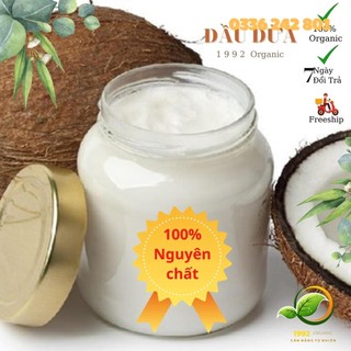 Dầu dừa bến tre nấu thủ công 1992 organic 100ml