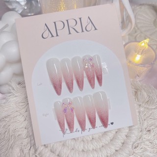 Nail box thạch mix nhũ đính charm nơ - a991